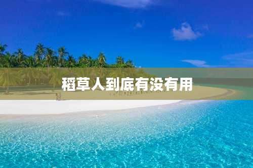 稻草人到底有没有用