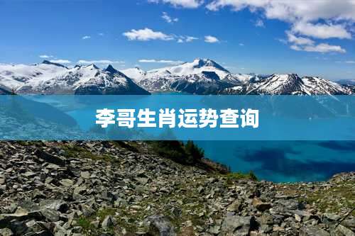 李哥生肖运势查询