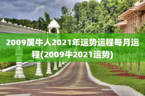 2009属牛人2021年运势运程每月运程(2009牛2021运势)