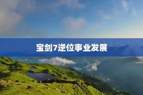 宝剑7逆位事业发展