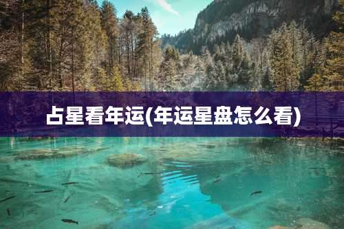 占星看年运(年运星盘怎么看)