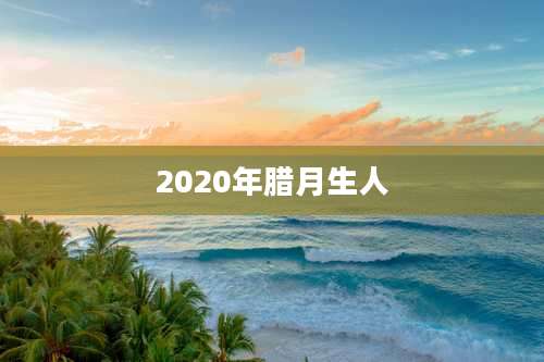 2020年腊月生人