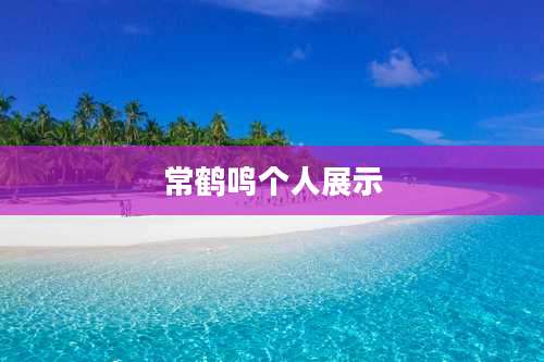 常鹤鸣个人展示
