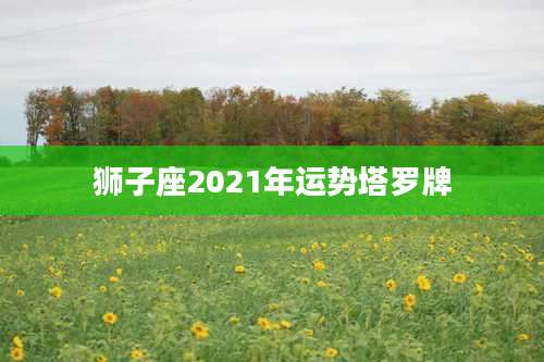 狮子座2021年运势塔罗牌