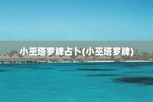 小巫塔罗牌占卜(小巫塔罗牌)