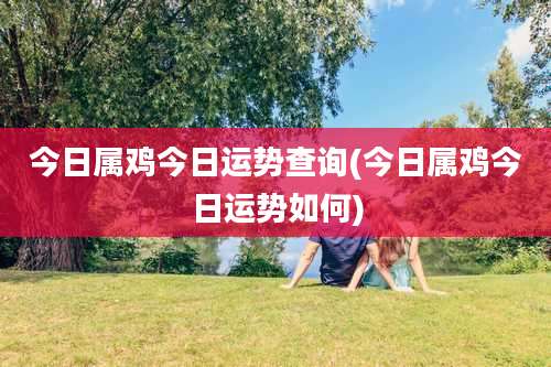 今日属鸡今日运势查询(今日属鸡今日运势如何)
