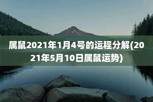 属鼠2021年1月4号的运程分解(2021年5月10日属鼠运势)