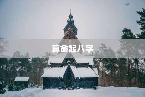 算命起八字