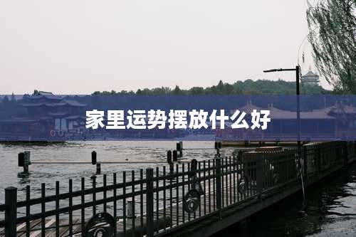 家里运势摆放什么好