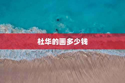 杜华的画多少钱