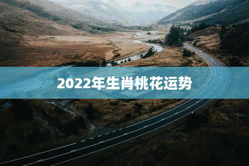 2022年生肖桃花运势