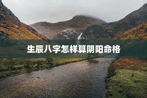 生辰八字怎样算阴阳命格