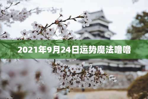 2021年9月24日运势魔法噜噜