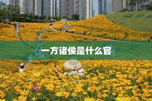 一方诸侯是什么官