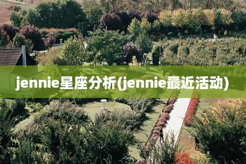 jennie星座分析(jennie最近活动)