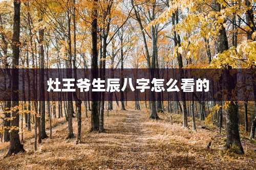 灶王爷生辰八字怎么看的