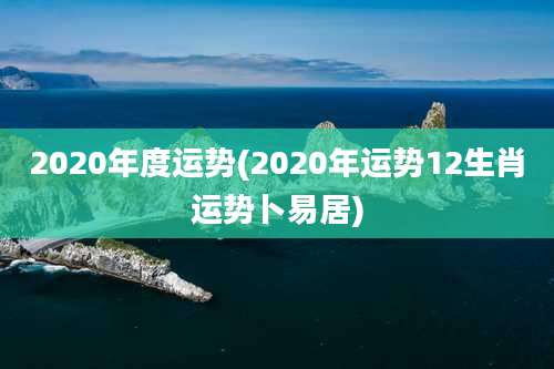 2020年度运势(2020年运势12生肖运势卜易居)