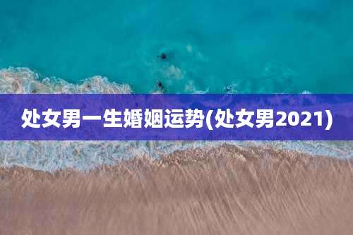 处女男一生婚姻运势(处女男2021)