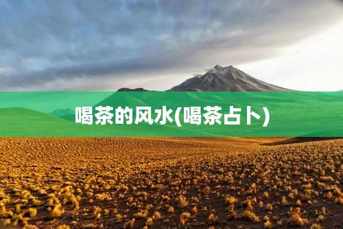 喝茶的风水(喝茶占卜)