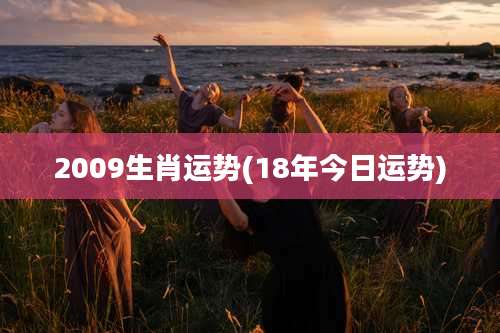 2009生肖运势(18年今日运势)