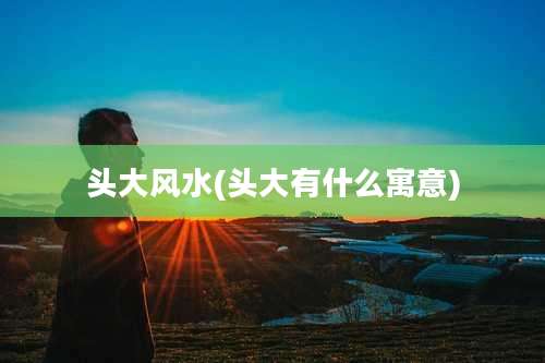 头大风水(头大有什么寓意)