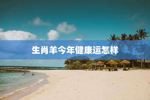 生肖羊今年健康运怎样