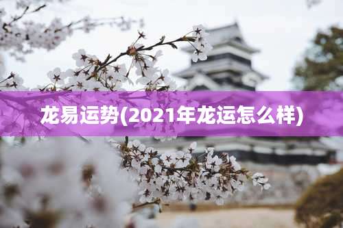 龙易运势(2021年龙运怎么样)