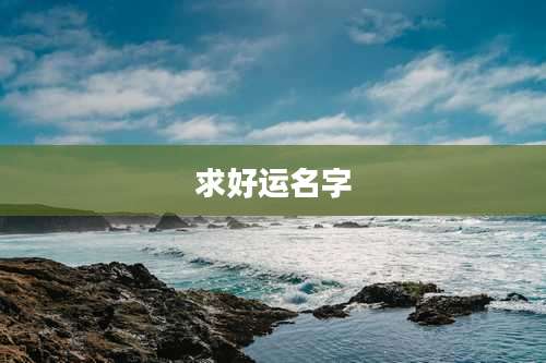 求好运名字