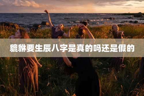 貔貅要生辰八字是真的吗还是假的