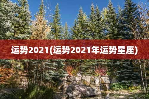 运势2021(运势2021年运势星座)