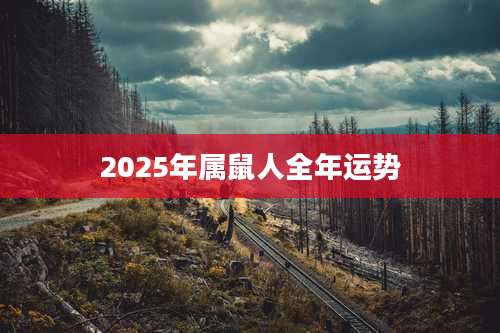 2025年属鼠人全年运势