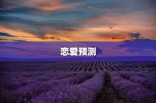 恋爱预测