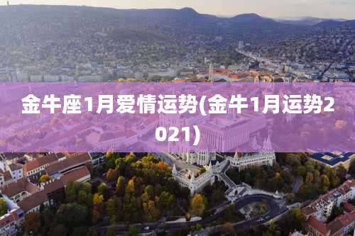 金牛座1月爱情运势(金牛1月运势2021)