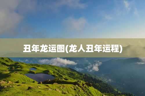 丑年龙运图(龙人丑年运程)