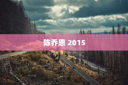 陈乔恩 2015