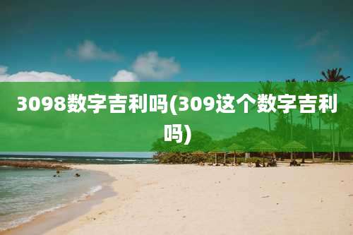3098数字吉利吗(309这个数字吉利吗)