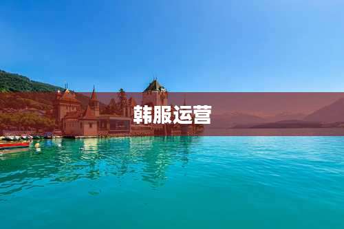 韩服运营