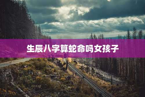 生辰八字算蛇命吗女孩子