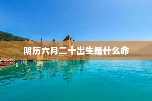 阴历六月二十出生是什么命