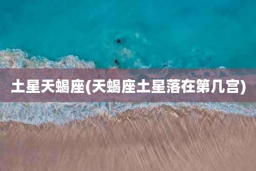 土星天蝎座(天蝎座土星落在第几宫)