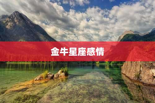 金牛星座感情