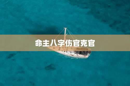 命主八字伤官克官