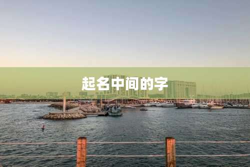 起名中间的字
