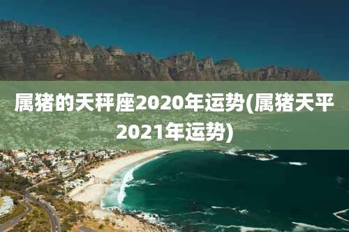 属猪的天秤座2020年运势(属猪天平2021年运势)