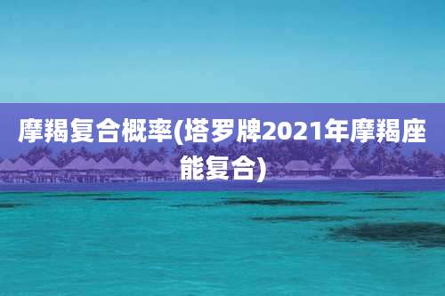 摩羯复合概率(塔罗牌2021年摩羯座能复合)