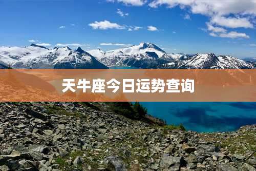 天牛座今日运势查询