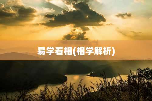 易学看相(相学解析)