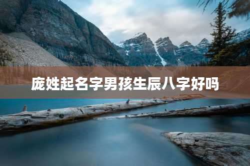 庞姓起名字男孩生辰八字好吗