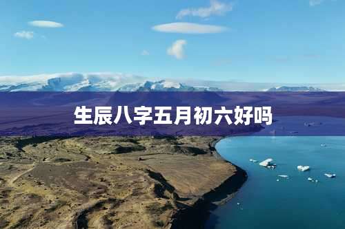 生辰八字五月初六好吗