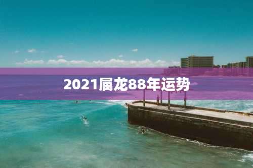 2021属龙88年运势